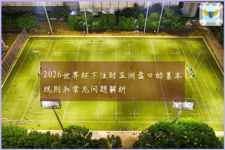 2026世界杯下注时亚洲盘口的基本规则和常见问题解析